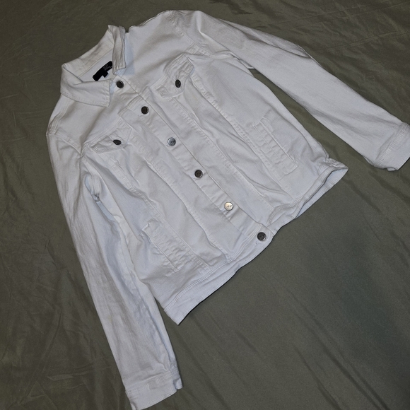 1822 Denim Jackets & Blazers - 1822 Denim White Jacket – Size Medium #010